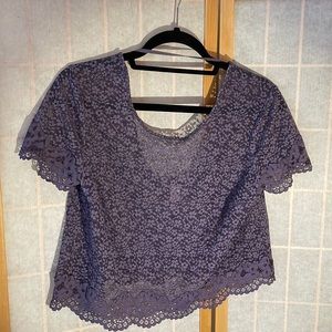 Victoria’s Secret Lacey Crop Top size M
